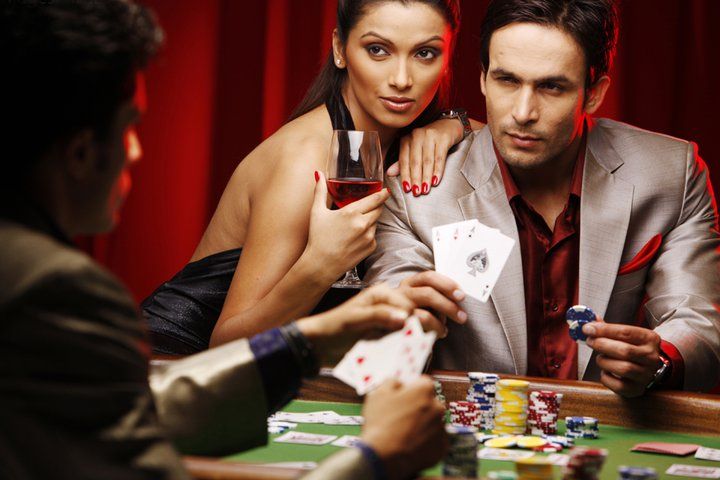 Dealer's face-up card on Caribbean Stud Poker table