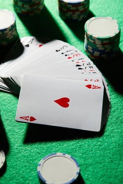 Hand strength evaluation on lubuktogel Caribbean Stud interface